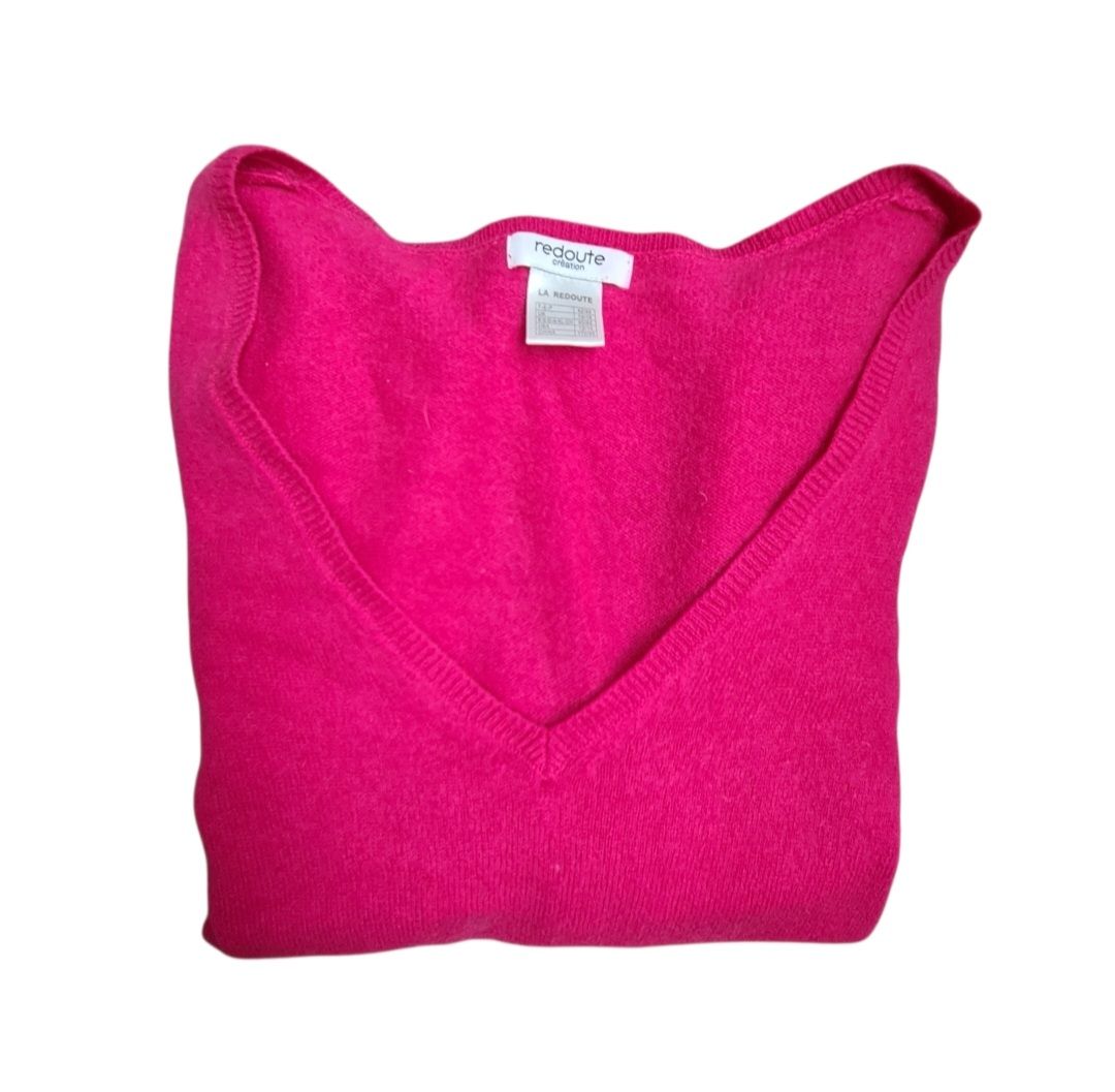 La Redoute Maglioni & Felpe: Pull 100 % Cachemire La Redoute - Fuchsia - Taille 40 – Usato da Renens VD venduto da del_t2kx