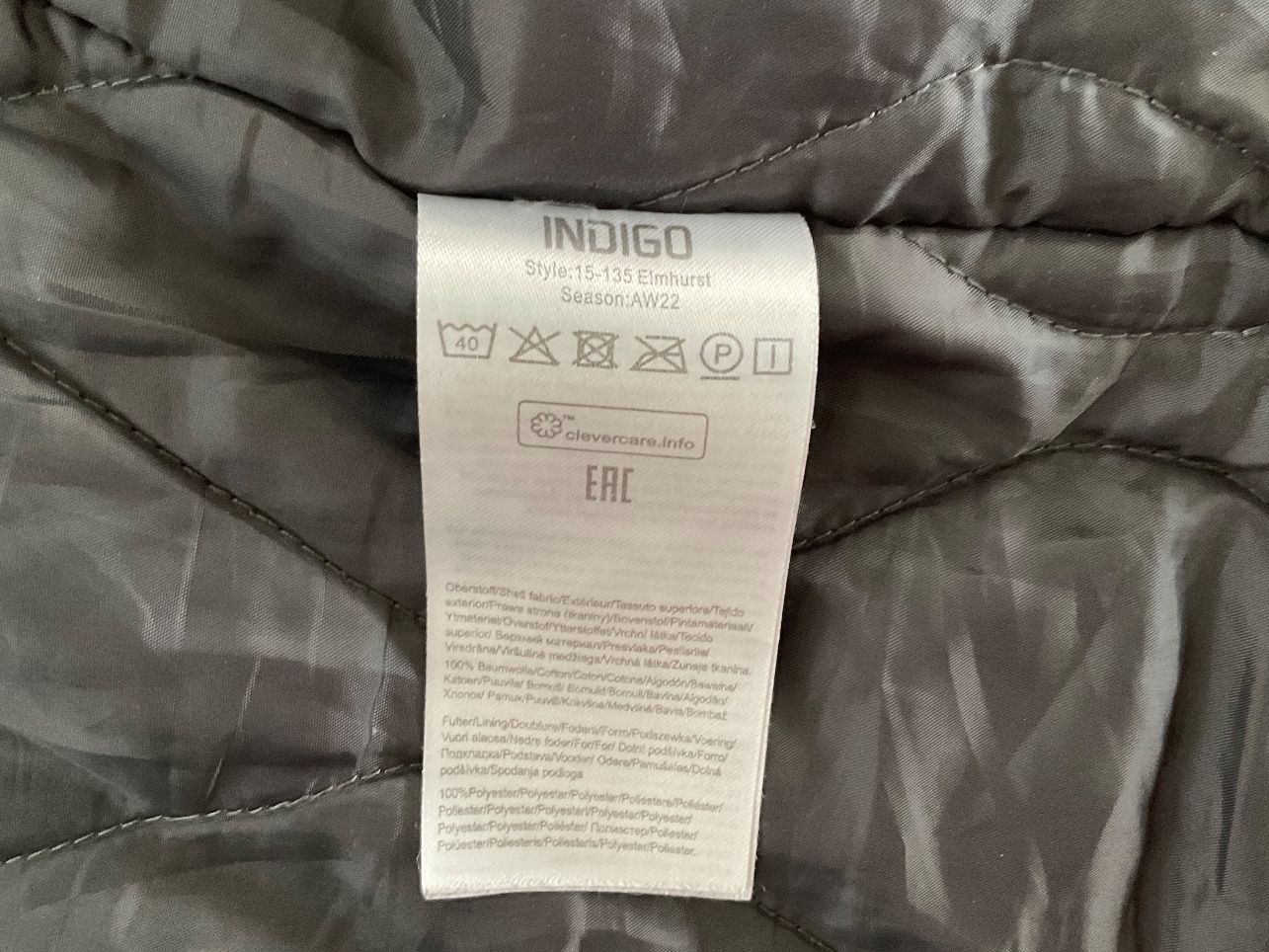 Giacche: Indigo  Herren Jacke - Navy Gr. S – Usato da Zufikon venduto da AGLAOPHOTIS 7