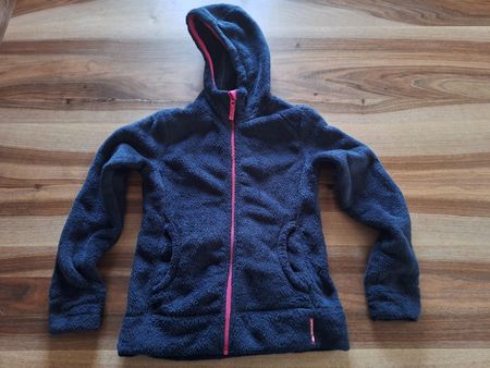 Fleecejacke Decathlon dunkelblau Grösse 141-148 cm