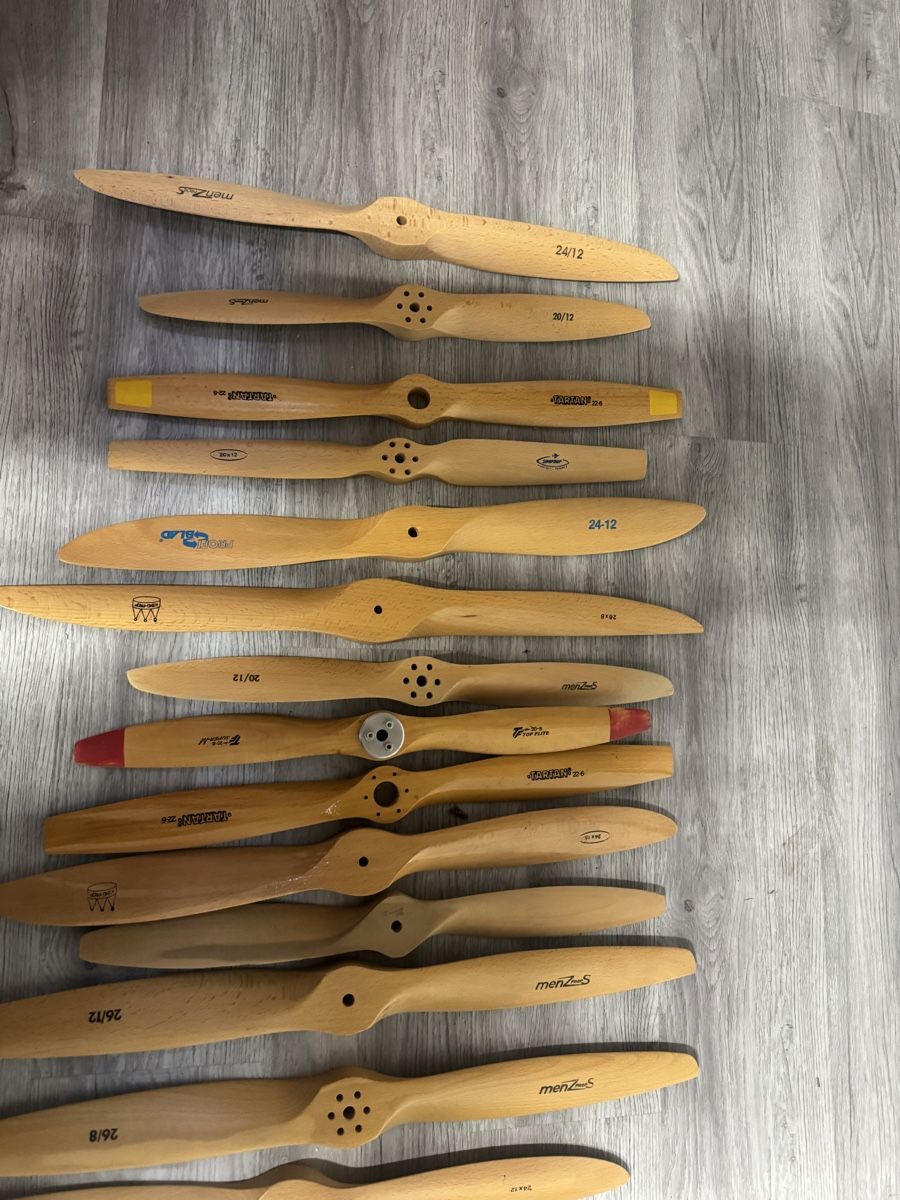 Modellismo RC: 24 Stk. Holzpropeller / Flugzeugpropeller – Nuovo (secondo la descrizione) da Schnottwil venduto da stubi02 5