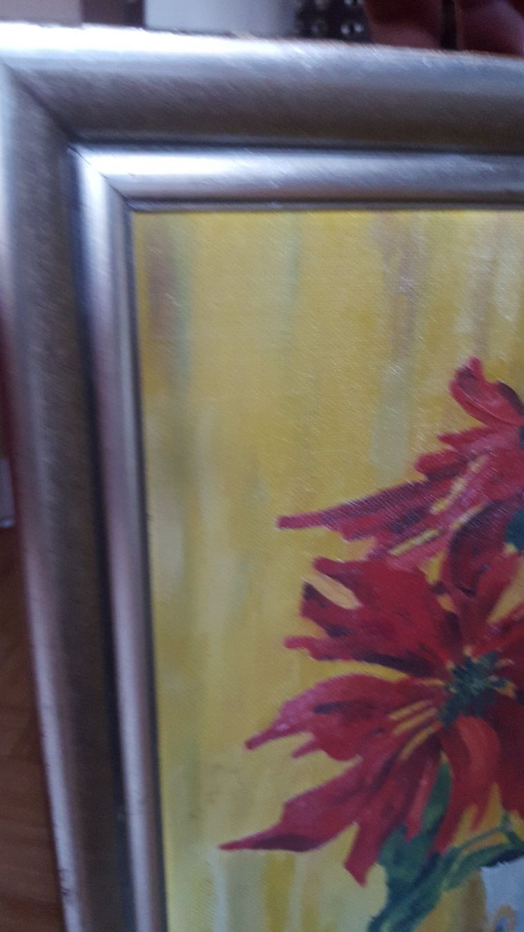 Dipinti: altes Blumenbild signiert , gerahmt – Usato da Arlesheim venduto da shopradl 2