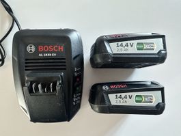 Chargeur Bosch AL 1830 CV 2 batteries 14,4V 2,5Ah