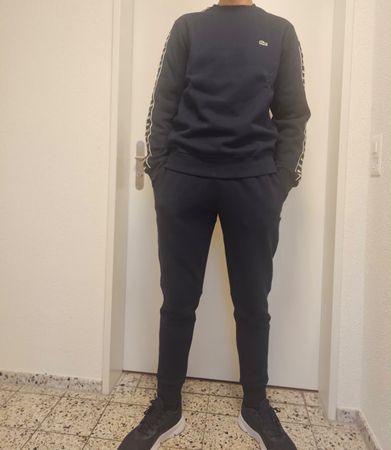 Lacoste Trainingsanzug dunkelblau neue Zustand