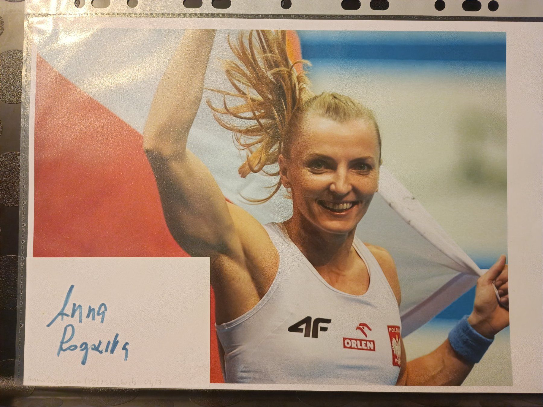 Autografi: Anna Rogowska - Weltmeisterin & Olympia Bronze – Usato da Menziken venduto da Artographs