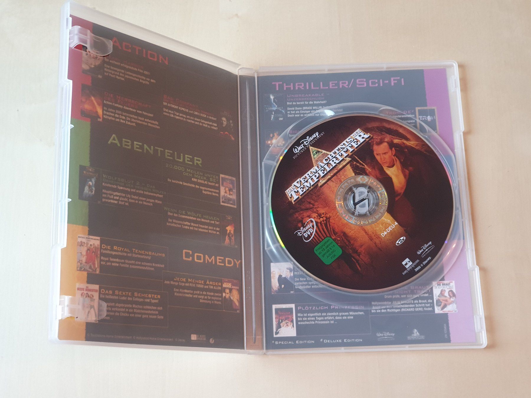 Tutti i DVDs: Das Vermächtnis der Tempelritter – Usato da Stansstad venduto da collectorsshop 2