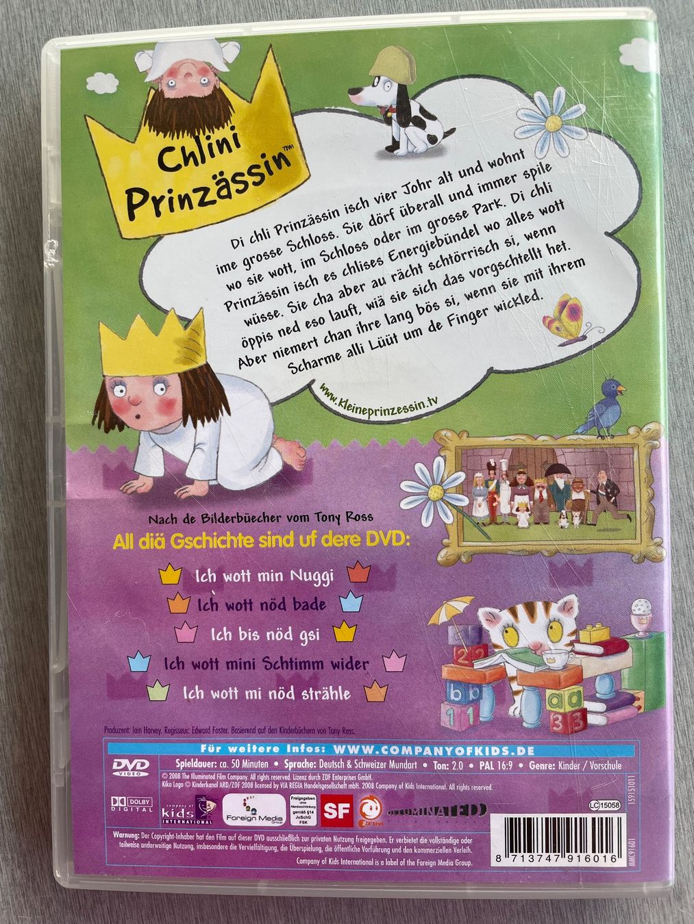 Alle DVDs: Chlini Prinzässin – Gebraucht aus Aarau Rohr von Rokazo 1