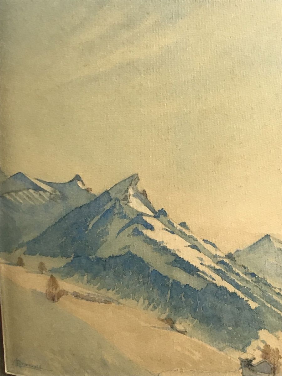 Dipinti: GRÜNEWALD AQUARELL – Usato da Wolfhalden venduto da SecondAntique 3