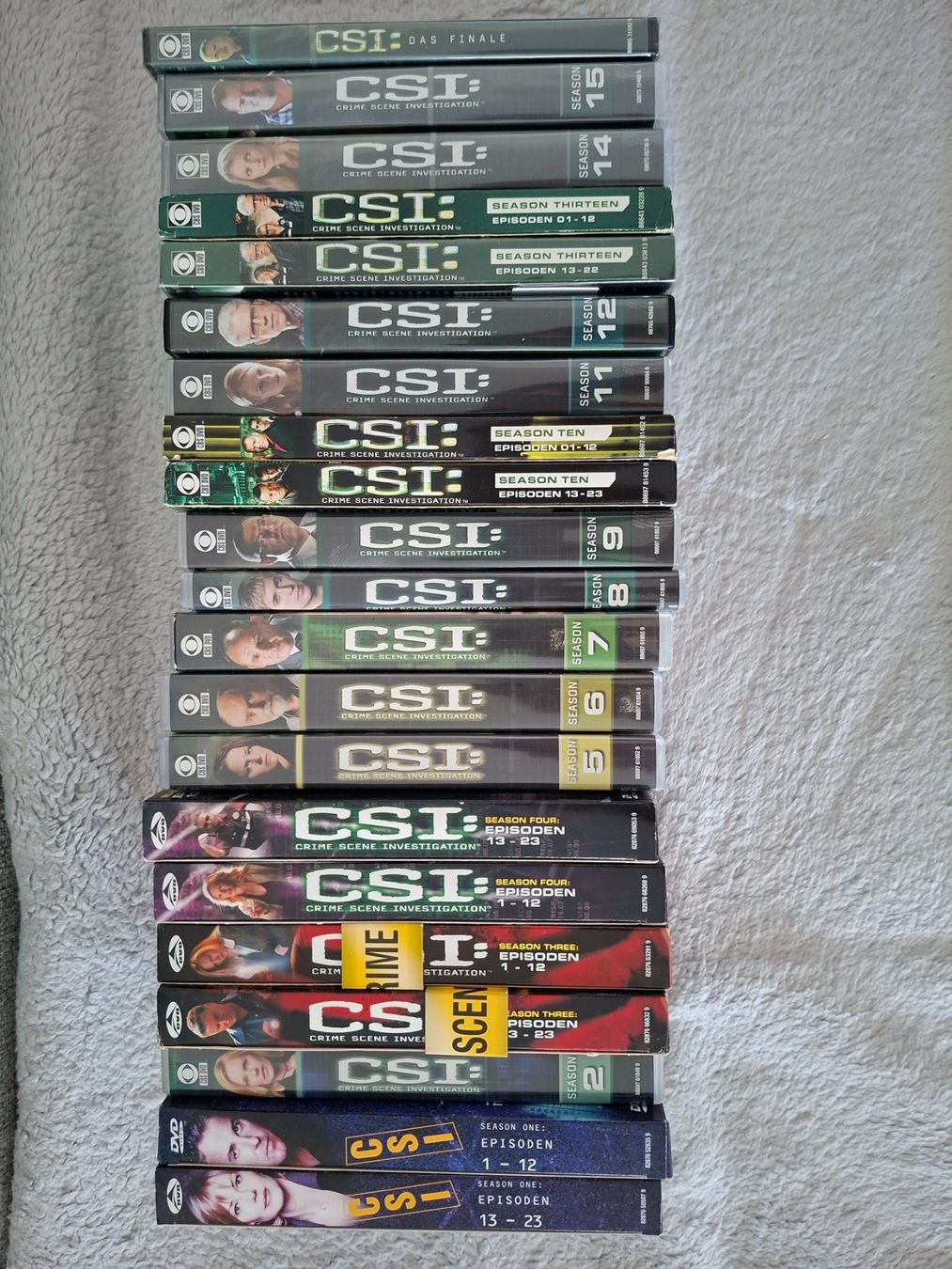 Tutti i DVDs: CSI : LAS VEGAS 1-15  + FINALE   INKLUSIVE !! – Usato da Aesch BL venduto da Burschi59 1