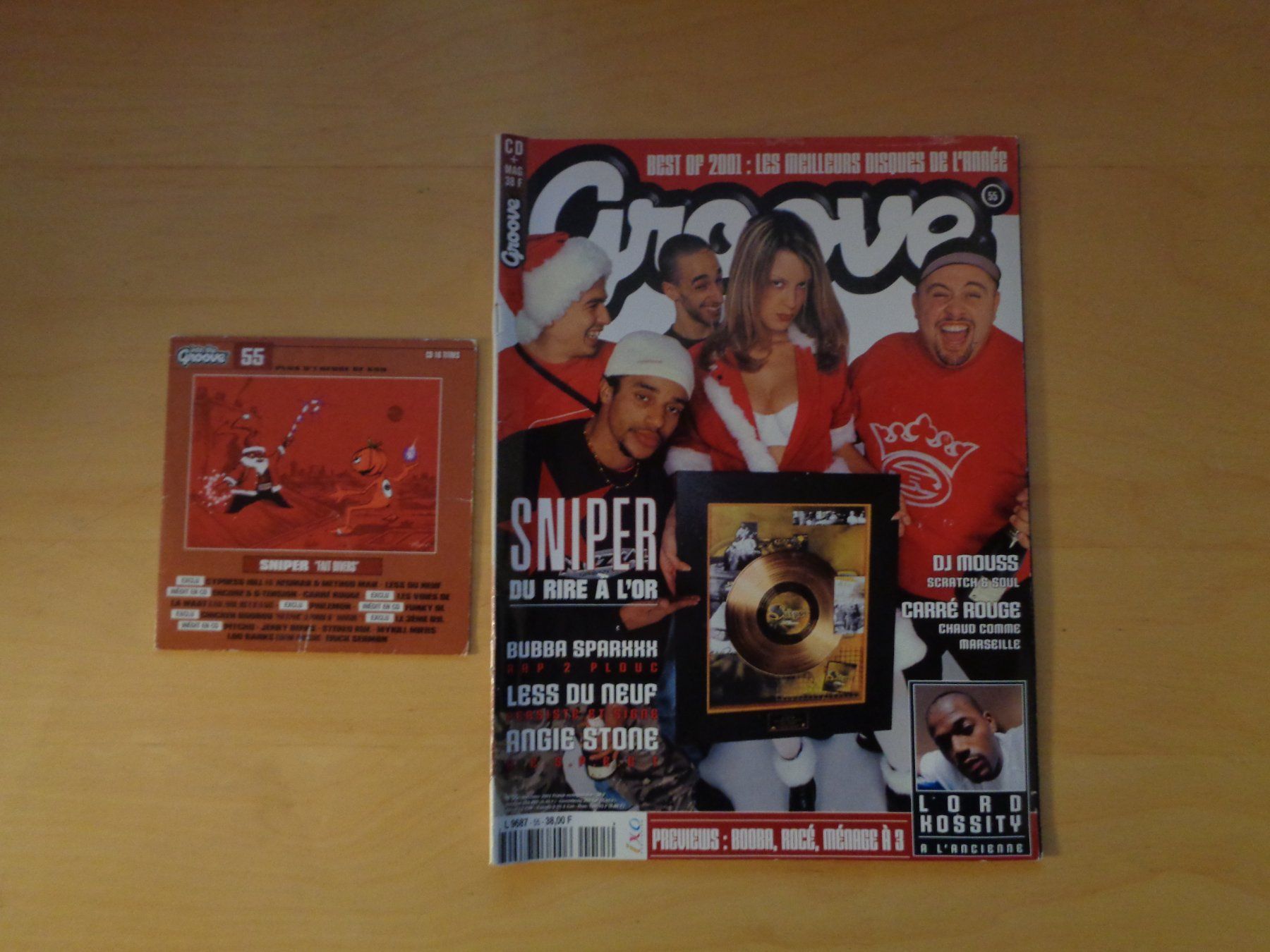 CDs: Groove magazine déc. 2001 Sniper Bubba Sparx + CD – Gebraucht aus Romainmôtier von Iguazu12