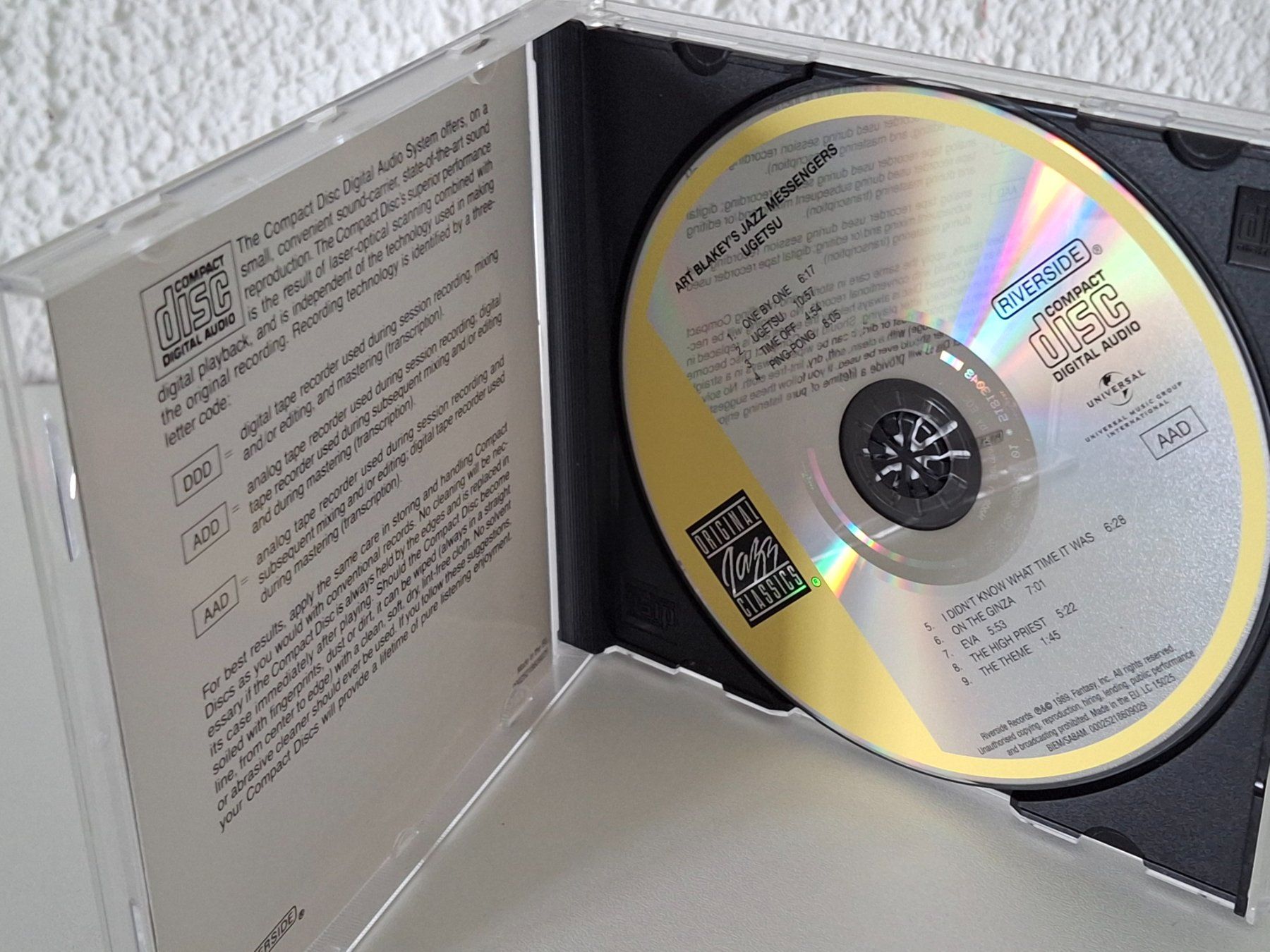 CD: CD Art Blakey's Jazz Messengers  -  Ugetsu – Usato da Aarberg venduto da Jackup1 2