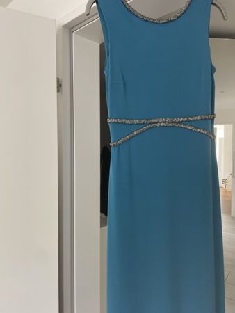 Festliches Esprit Kleid blau Gr.XS 34