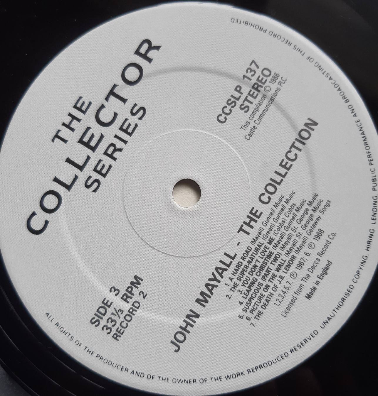 Dischi in vinile: JOHN MAYALL: The Collection – Usato da Frick venduto da kyb_yq8h 3