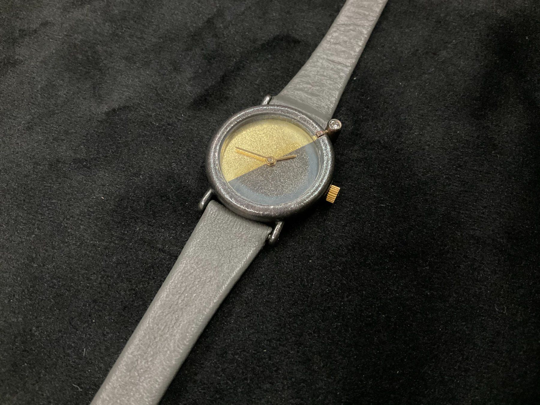 Orologi: Silber 925 Uhr mit Diamant – Usato da Bettwiesen venduto da wicking27