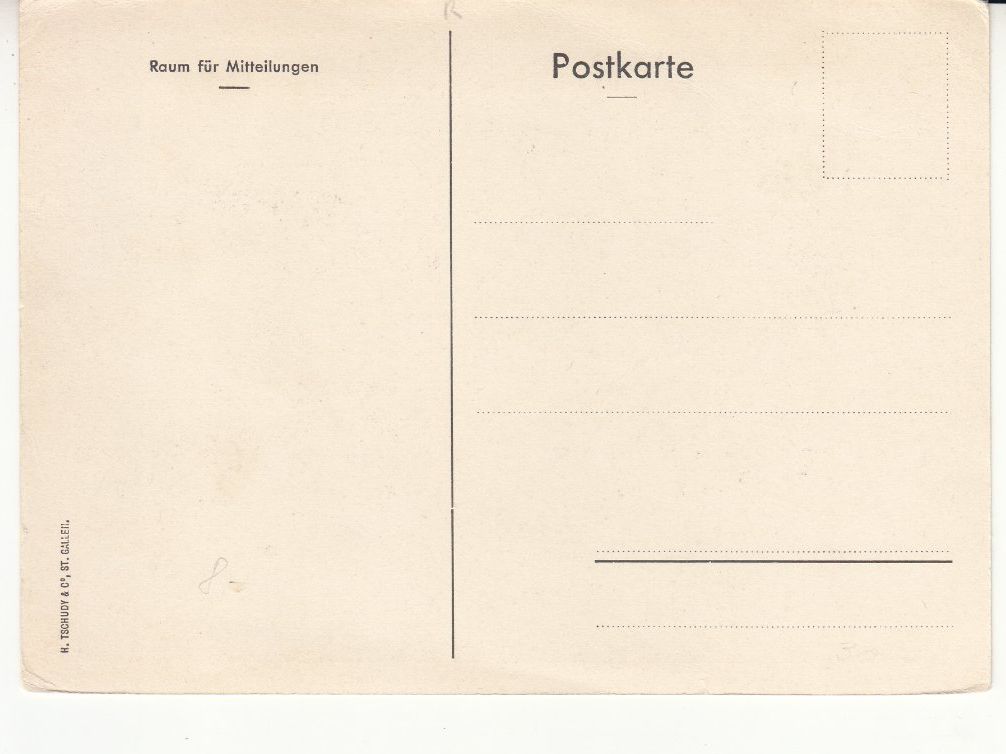 Cartoline postali: St. Gallen 75 Jahre Kantonsschule 1931 – Usato da Bürglen TG venduto da StampGraf 1