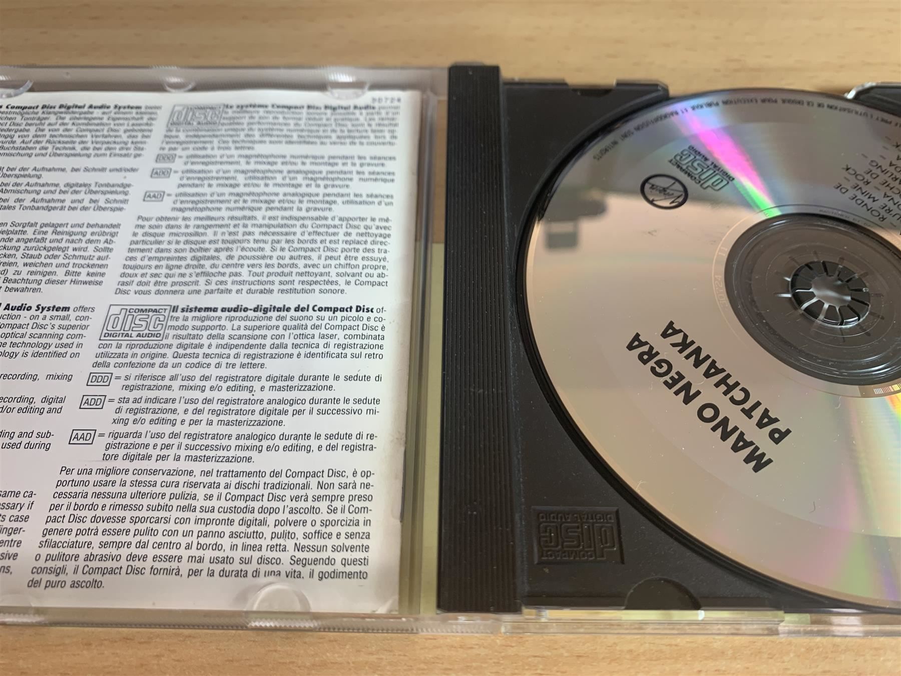 CD: Mano Negra – Patchanka – Usato da Rikon im Tösstal venduto da Alpenmutz 2