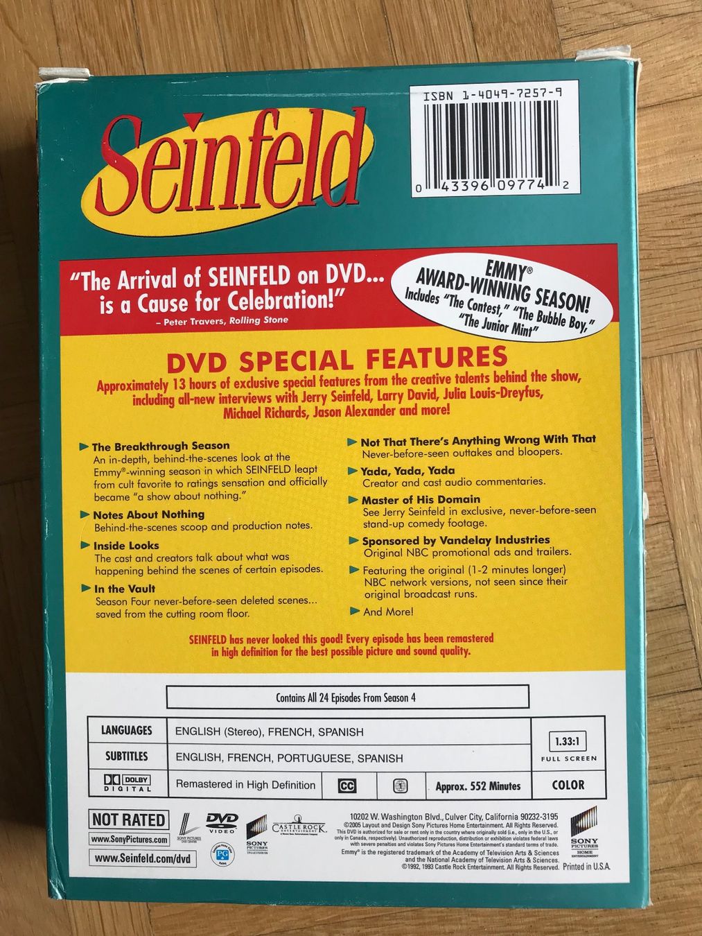 Tutti i DVDs: Seinfeld - Season 4 - DVD – Usato da Zürich venduto da Malcom 6