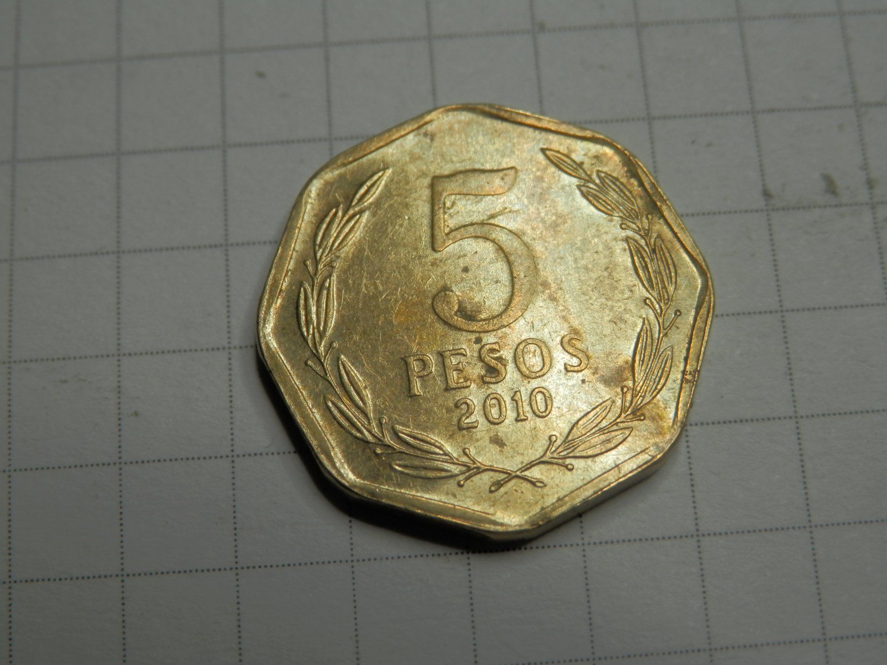 Tutti le monete: Chile 5 Pesos, 2010 – Usato da Weiach venduto da weiach81 1