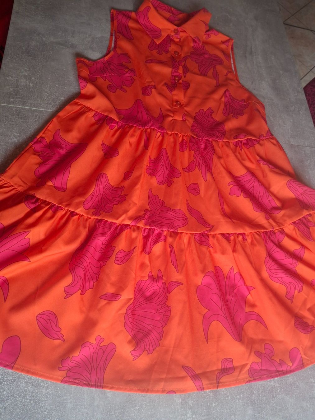 Vestiti: Robe orange taille L – Usato da Villiers venduto da san_jn5w 2