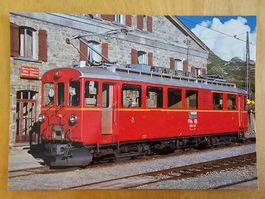 Postkarte RhB Triebwagen ABe 4/4 36 Berninabahn