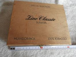 ZINO CLASSIC,20 SUMATRA LEERE BOX,  20x15x4 cm