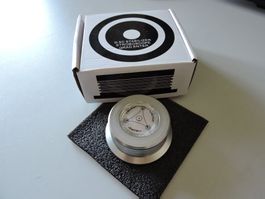 Plattenstabilisator aus Aluminium für Schallplatten