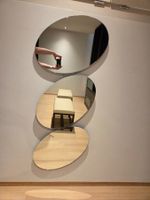 Design-Spiegelkombinationen: Drei Oval mit Rahmen