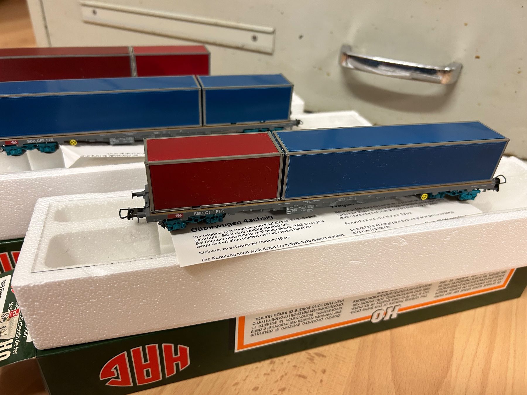 Hag Trains électriques: Hag Contaierwagen – D'occasion à Erstfeld par Alpstei 3