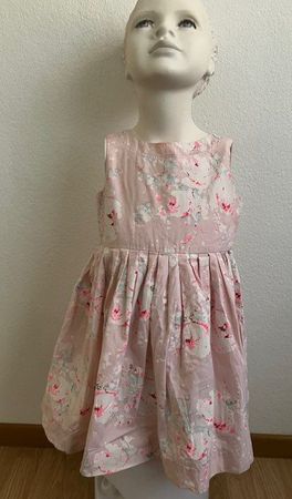 Robe été fille rose à fleurs Bonpoint 4 ans 🌸