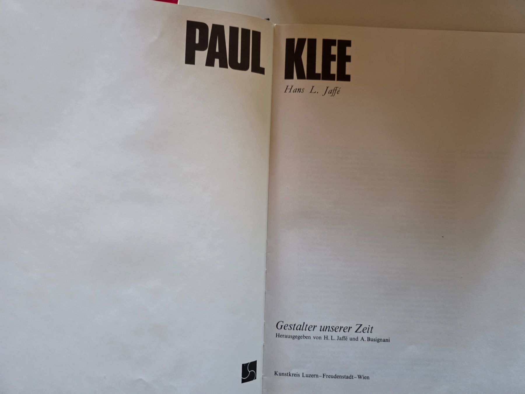 Libri: Paul Klee - Gestalter unserer Zeit - 1971 – Usato da Walterswil BE venduto da Lonitti 9