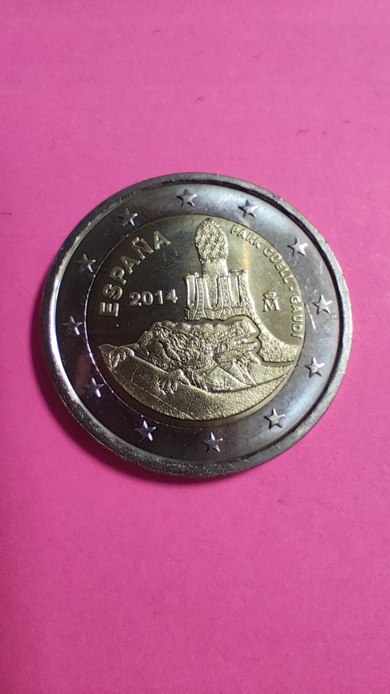 Alle Münzen: 2 Euro 2014 Spanien Park Güell Gaudi – Neu (gemäss Beschreibung) aus Zürich von turbopuz