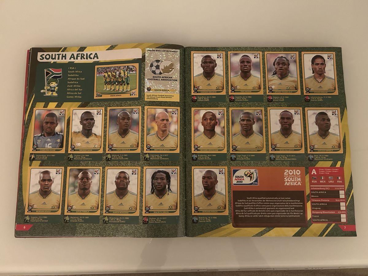 Panini Album: Panini Album wm 2010 komplett – Nuovo (secondo la descrizione) da Binningen venduto da Flagello 2