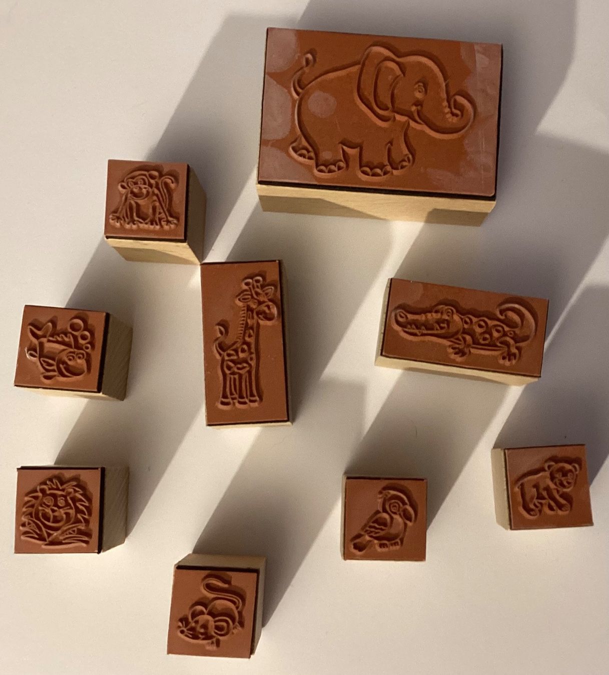 Tampons: Stempel-Set Tiere & Verkehr – D'occasion à Wagen par papai1 1
