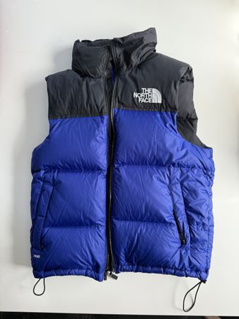 The North Face Puffer-Weste Retro Nuptse 700 - Blau/Schwarz