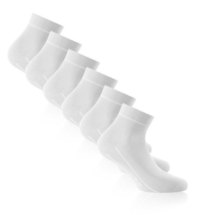 Rohner Calze: Rohner Socken Basic Sneaker Plus 3er Pack weiss S (35-38) – Nuovo e nell'imballaggio originale da Oensingen venduto da Liquidations-Shop