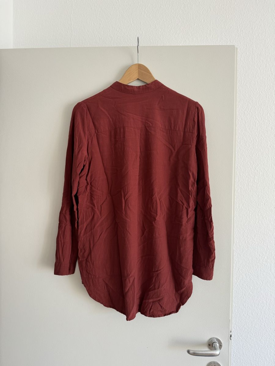 Mango Blusen: Rote Hemdbluse, Mango Suit, Gr. S – Gebraucht aus Zürich von mybuybye 4
