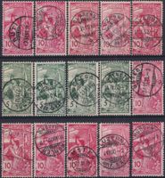 1900, UPU-Posten von 720 Stk. in Album, saubere Stempel.