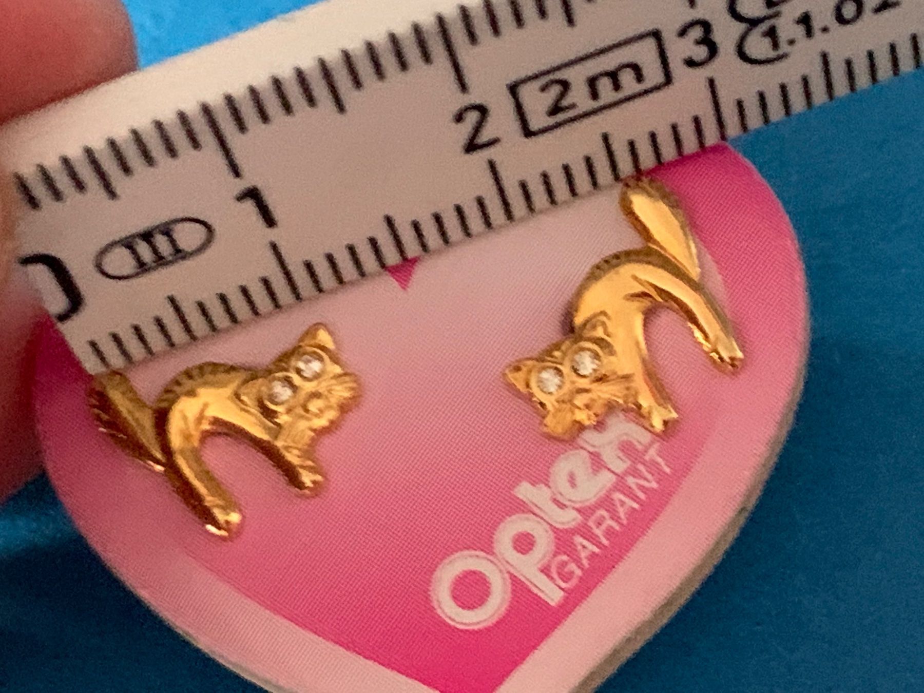 Orecchini pendenti & Orecchini a lobo: Ohrstecker vergoldet katze – Usato da Dittingen venduto da Bijoubelle 5