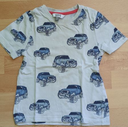Kinder T-Shirt Jeep Print Grösse 104