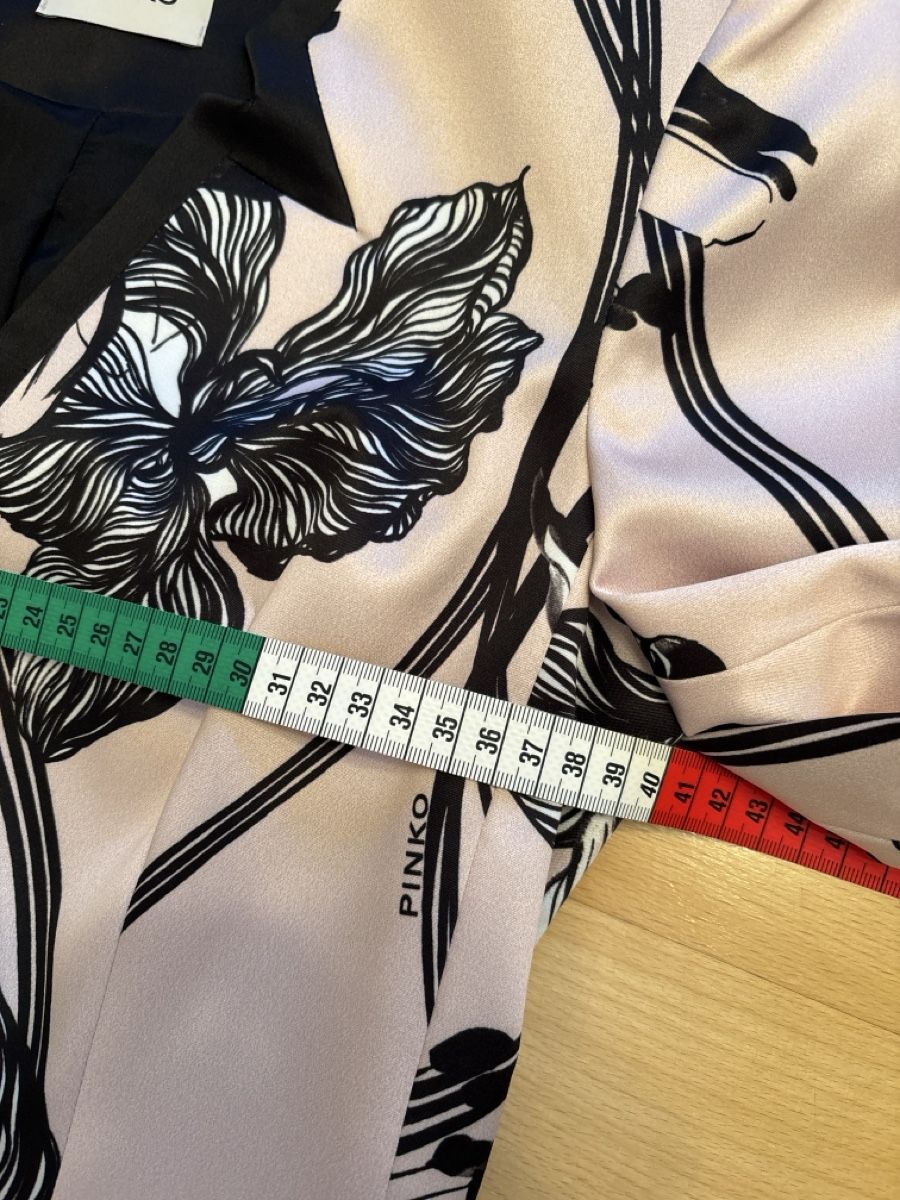 Pinko Giacche: Pinko Blazer, Gr. D34, hellrosa mit Blumenmuster, Top! – Nuovo (secondo la descrizione) da Basel venduto da FannySt 2