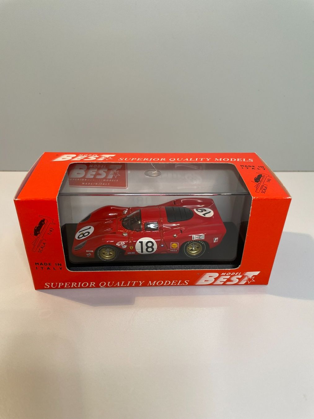 Modellini d'auto: Best Model Ferrari 312 P 1:43 – Nuovo e nell'imballaggio originale da Bättwil venduto da Samuel_Wyss