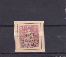 1856-57 Sitzende Helvetia