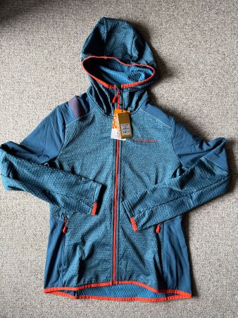 Neuer La Sportiva Existence Hoody Jacke Damen, Gr. M/38 blau