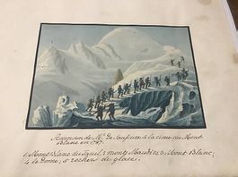 Montée de M.Saussure au Mont-Blanc en 1787
