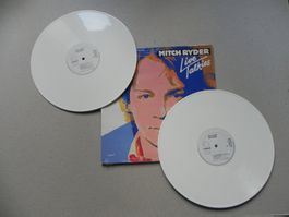 Doppel LP USA Rock Pop Sänger Mitch Ryder 1981 White Vinyl
