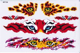 Tiger Aufkleber Sticker 1 Bogen 27 x 18 cm Tuning ST421
