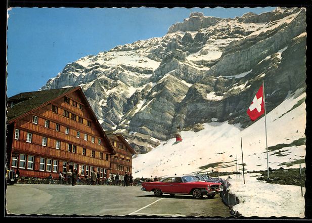 Cartoline postali: AK Schwägalp, Mit Säntis – Usato da Berlin venduto da bartko-reher