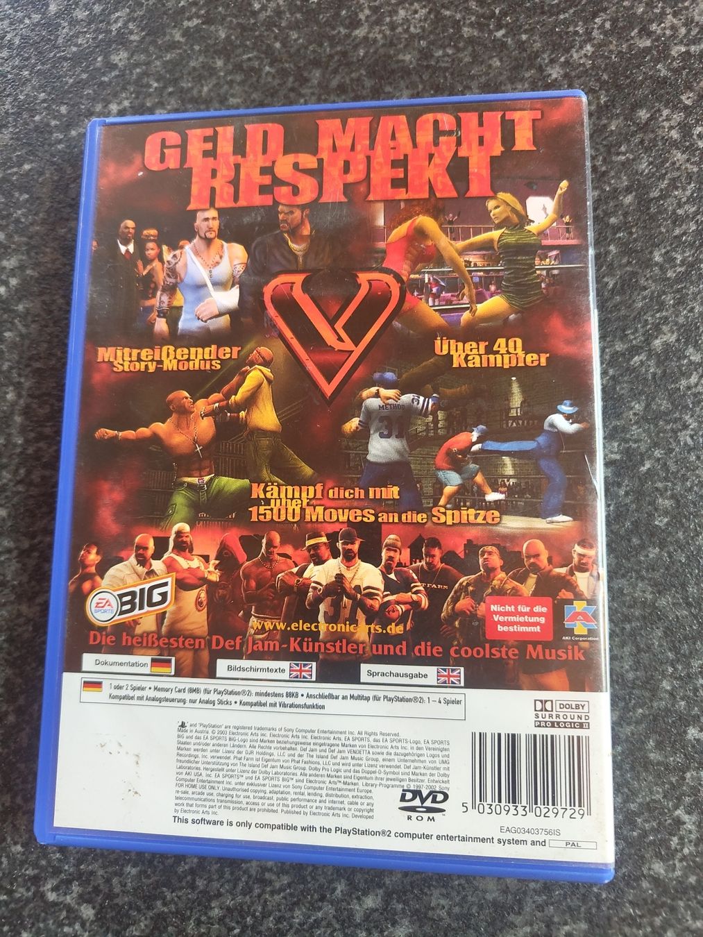 Sony Spiele: Def Jam Vendetta – Gebraucht aus Attiswil von JP1291 1