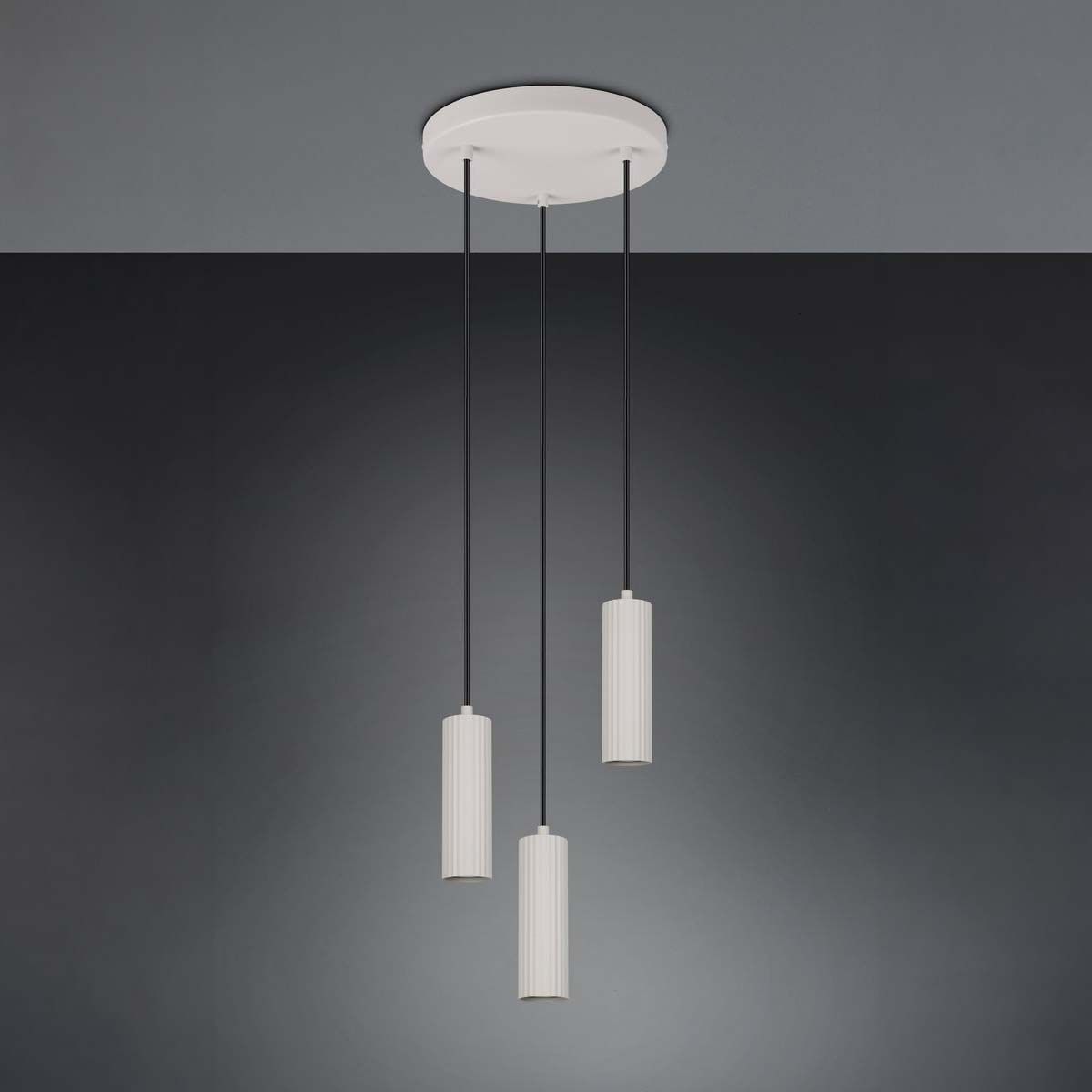 Lampadari & plafoniere: Pendelleuchte, Grau, 3 Strahler, 28 cm Ø – Nuovo (secondo la descrizione) da Kreuzlingen venduto da Smart-Light 2