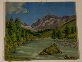 Alexis Louis Roche (1891-1961) Landschaftsgemälde signiert