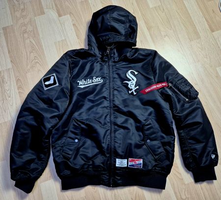 MLB X Alpha Industries x White Sox New Era Bomber